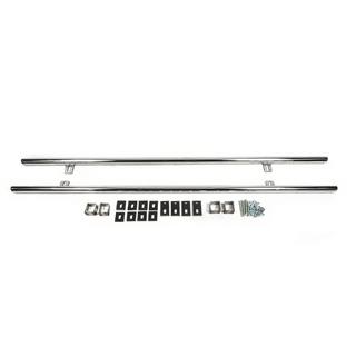 Siderør 42 mm (2 stk., rustfrit stål) BMW X3 E83 2003–2010 foto 1