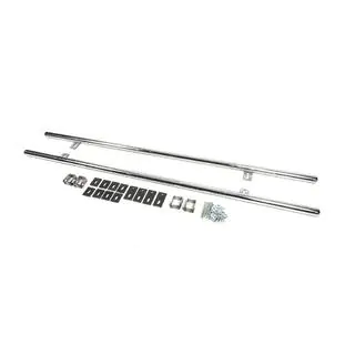 Siderør 42 mm (2 stk., rustfrit stål) BMW X3 E83 2003–2010 foto 2