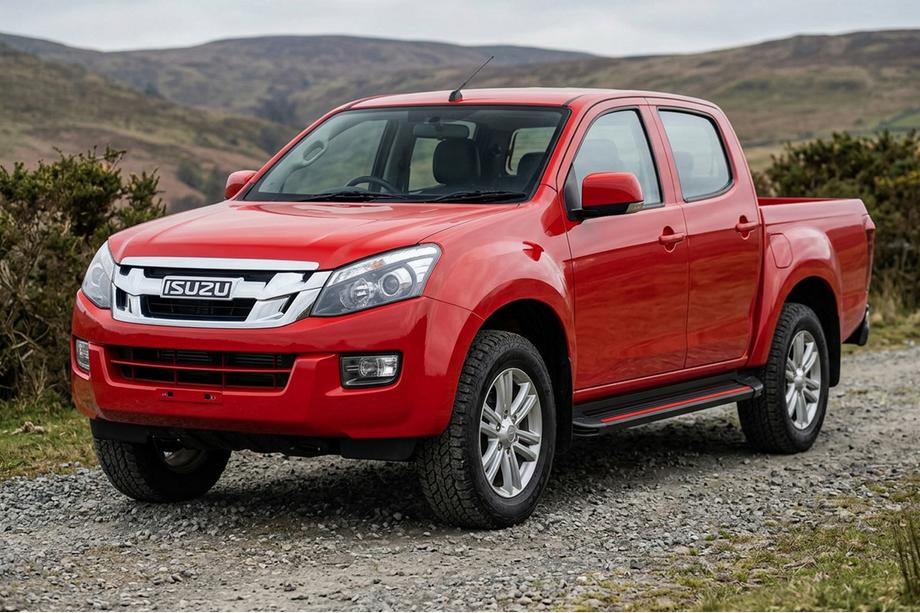 Isuzu D-Max 2011–2019 Sidetrin Maya Red (2 stk., aluminium) Image