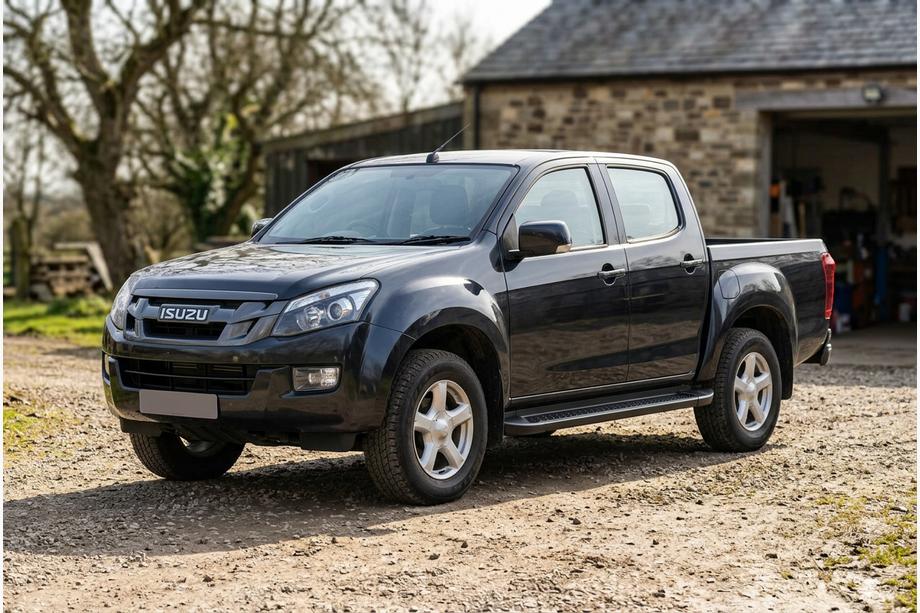 Isuzu D-Max 2011–2019 Allmond Black sidetrin (2 stk., aluminium) Foto 1