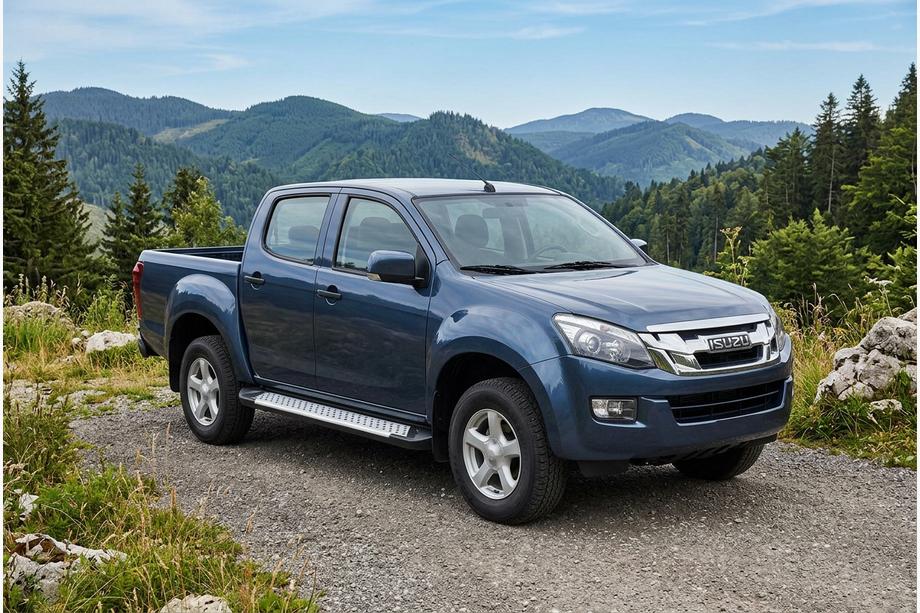 Isuzu D-Max 2011–2019 Sidetrin Allmond Grey (2 stk., aluminium) Image
