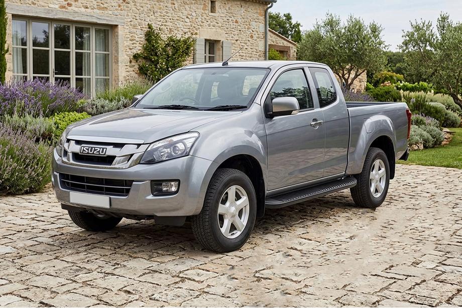 Isuzu D-Max 2011–2019 Sidetrin Tayga Black (2 stk., aluminium) Image