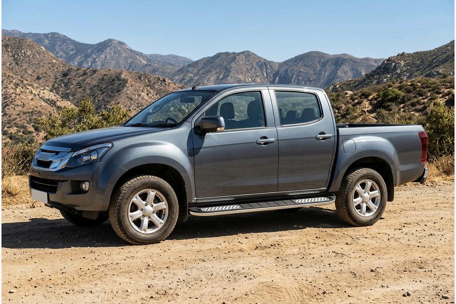 Isuzu D-Max 2011–2019 Sidetrin Tayga V2 (2 stk., aluminium) Image