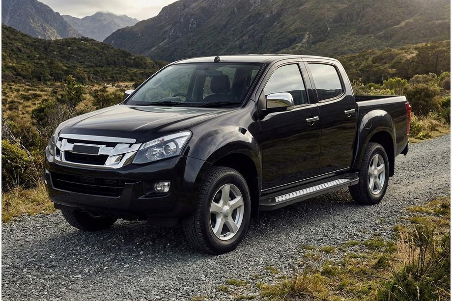 Isuzu D-Max 2011–2019 Sidetrin Vision New Black (2 stk., aluminium) Image