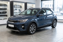 Kia Stonic 2017– Bosphorus Grey sidetrin (2 stk., aluminium) foto 1