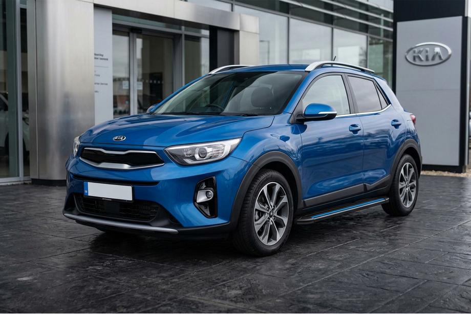Kia Stonic 2017– Maya Blue sidetrin (2 stk., aluminium) Image