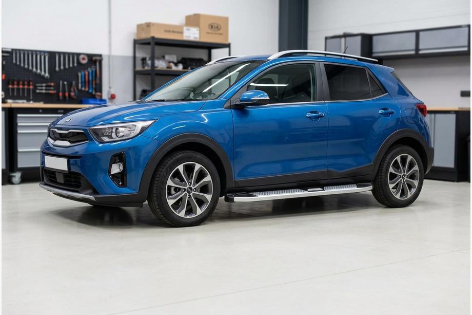 Kia Stonic 2017– Mevsim Grey sidetrin (2 stk., aluminium) Image