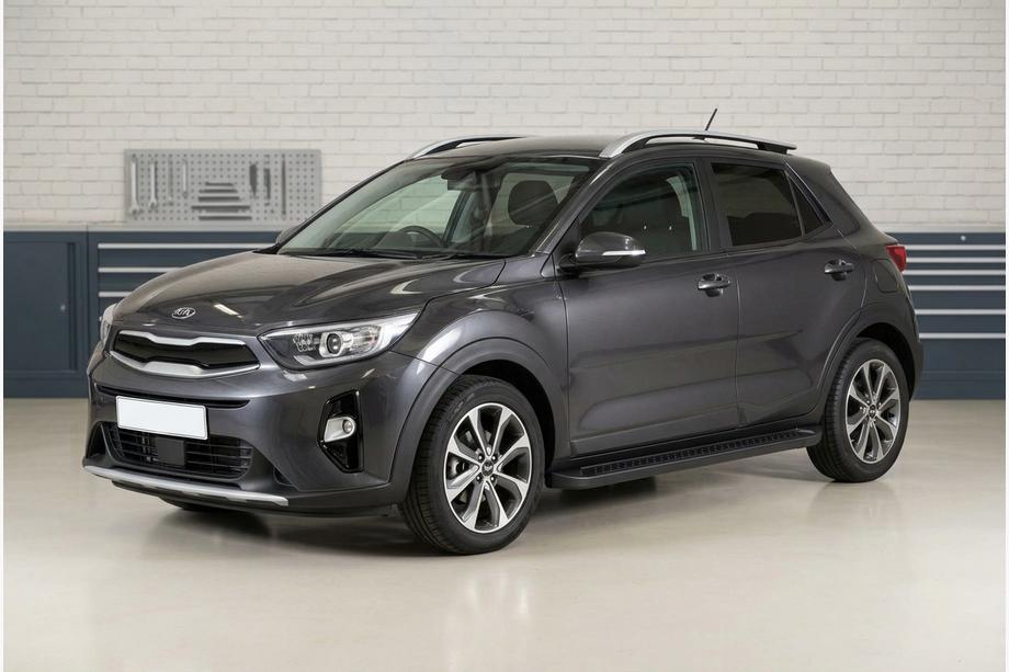 Kia Stonic 2017– Allmond Black sidetrin (2 stk., aluminium) Image