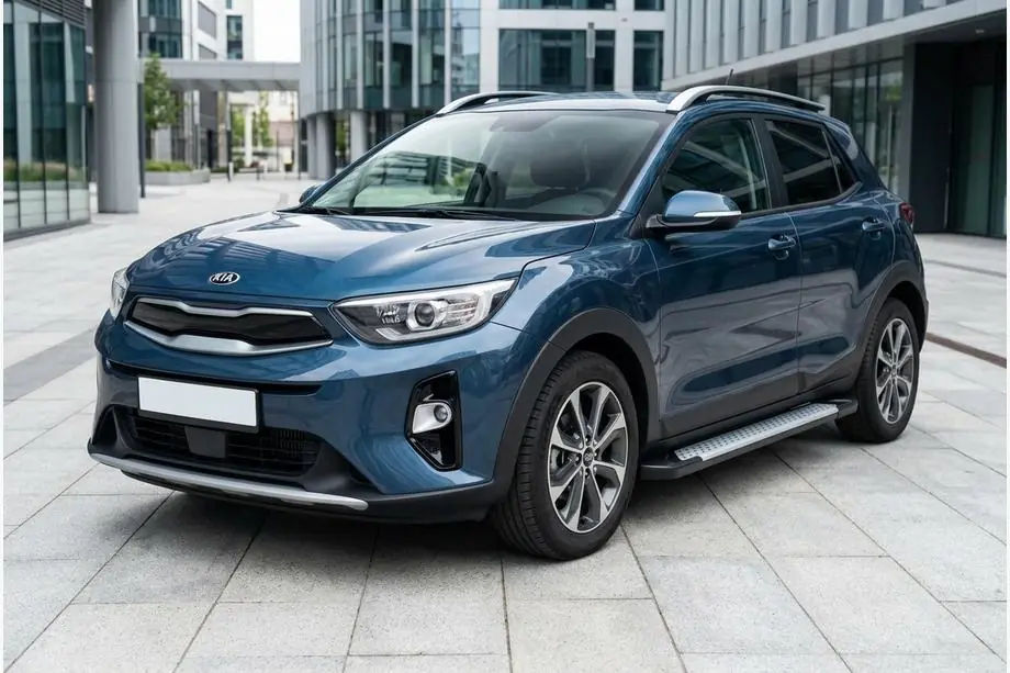 Kia Stonic 2017– Sidetrin Allmond Grey (2 stk., aluminium) Image