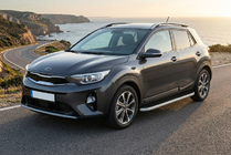 Kia Stonic 2017– Sidetrin Tayga Grey (2 stk., aluminium) foto 1