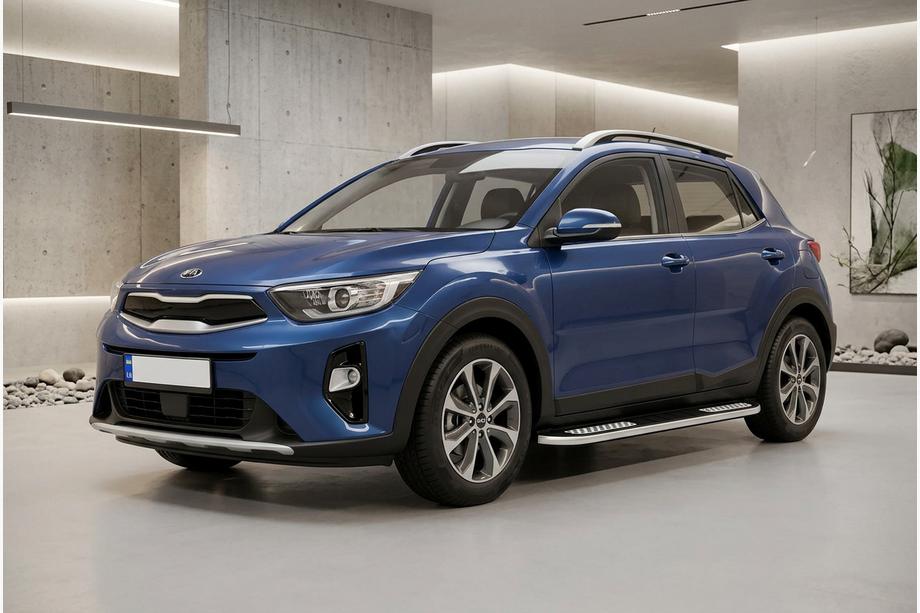 Kia Stonic 2017– Sidetrin Tayga V2 (2 stk., aluminium) Image