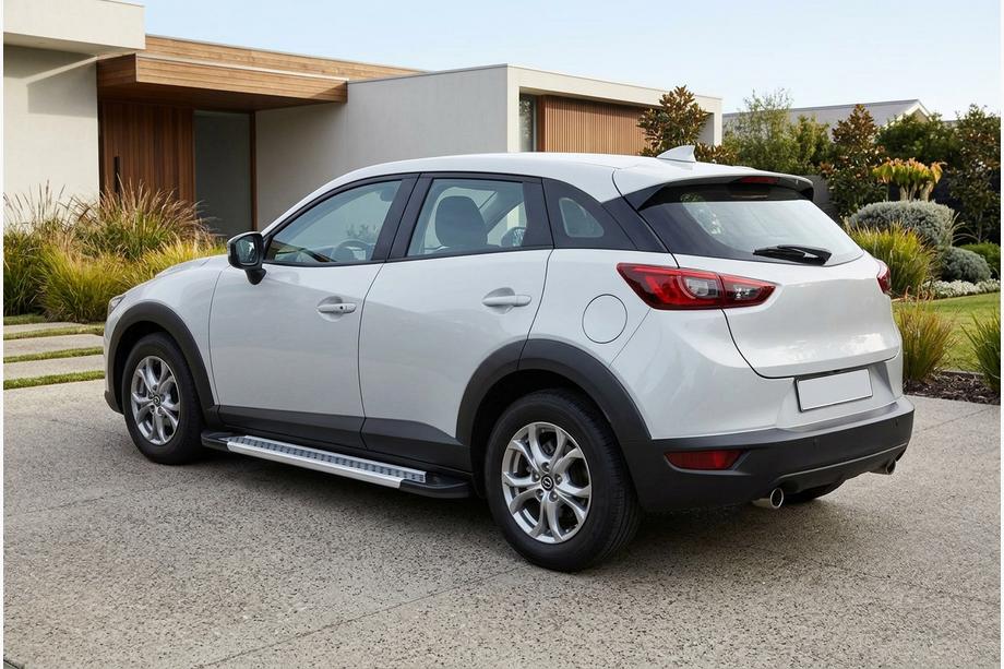 Mazda CX-3 2015– Sidetrin Vision New Grey (2 stk., aluminium) Image