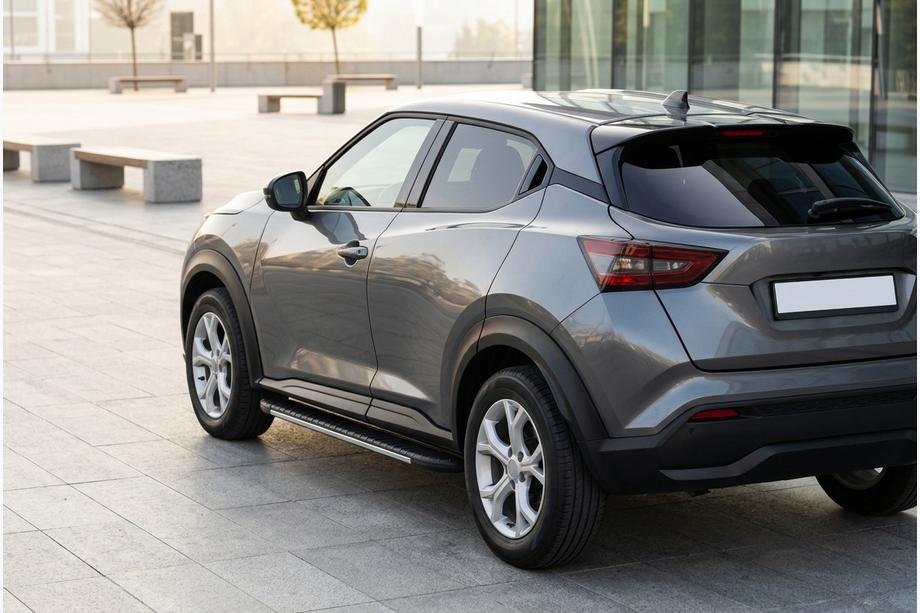 Nissan Juke 2020– Sidetrin Bosphore Grey (2 stk., aluminium) Image