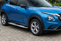 Nissan Juke 2020– Mevsim Grey sidetrin (2 stk., aluminium) foto 1