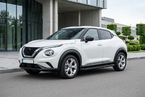 Nissan Juke 2020– Allmond Black sidetrin (2 stk., aluminium) foto 1
