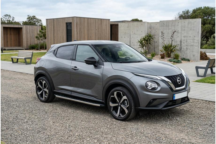 Nissan Juke 2020– BlackLine sidetrin (2 stk., aluminium) Image
