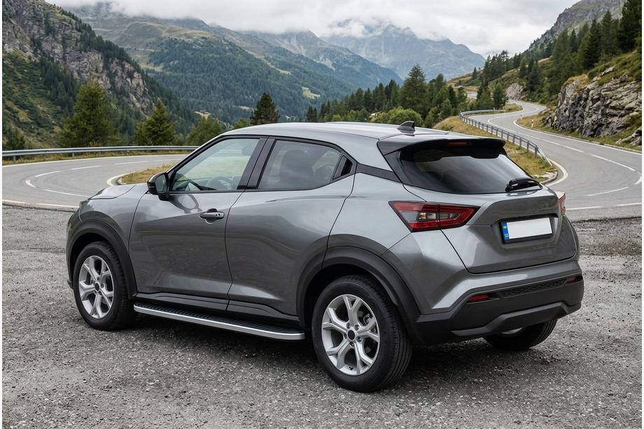 Nissan Juke 2020– Sidetrin Tayga Grey (2 stk., aluminium) Image