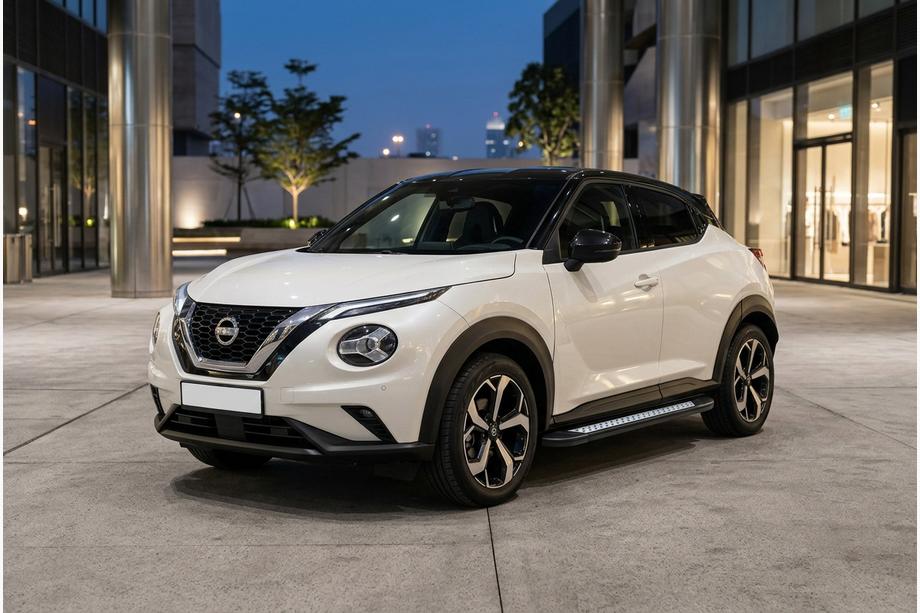 Nissan Juke 2020– Sidetrin Vision New Black (2 stk., aluminium) Image