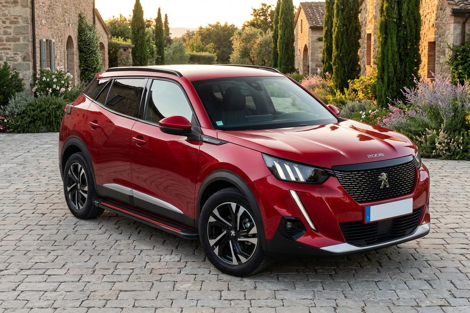 Peugeot 2008 2019– Sidetrin Maya Red (2 stk., aluminium) Image