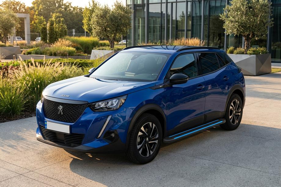 Peugeot 2008 2019– Maya Blue sidetrin (2 stk., aluminium) Image
