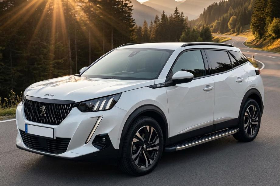 Peugeot 2008 2019– BlackLine sidetrin (2 stk., aluminium) Image