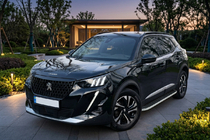 Peugeot 2008 2019– Sidetrin Tayga Grey (2 stk., aluminium) foto 1