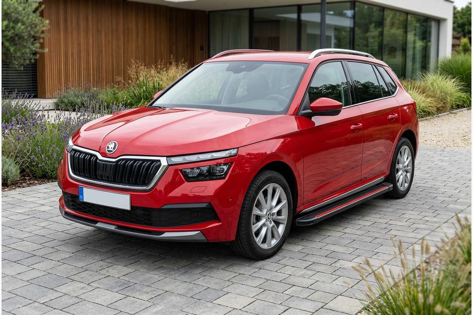 Skoda Kamiq 2019– Sidetrin Maya Red (2 stk., aluminium) Image