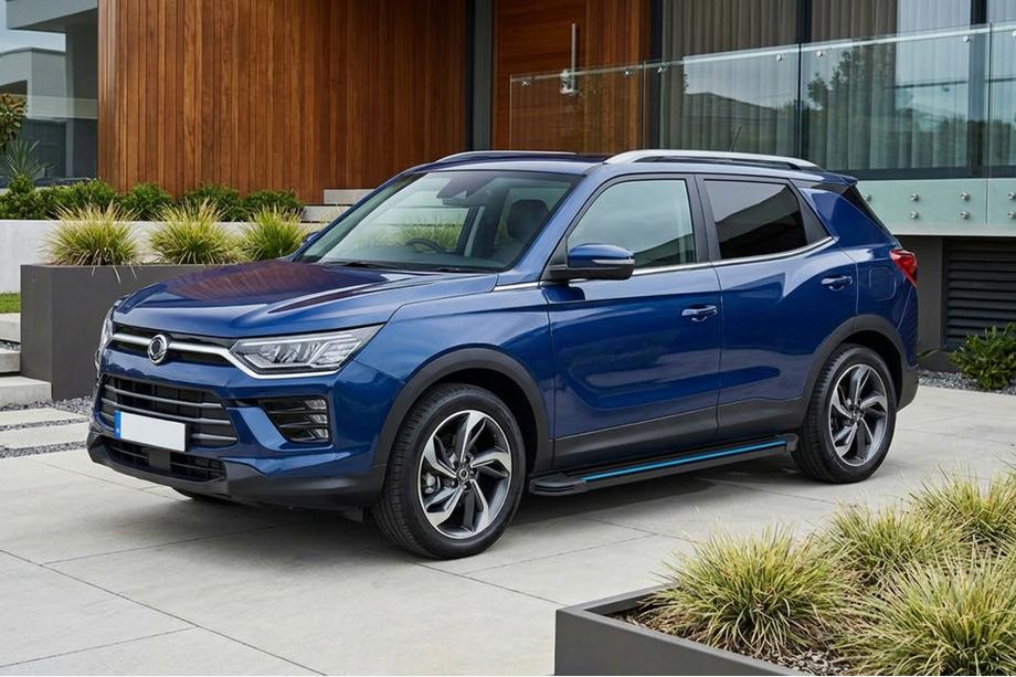 SsangYong Korando 2019– Maya Blue sidetrin (2 stk., aluminium) Image