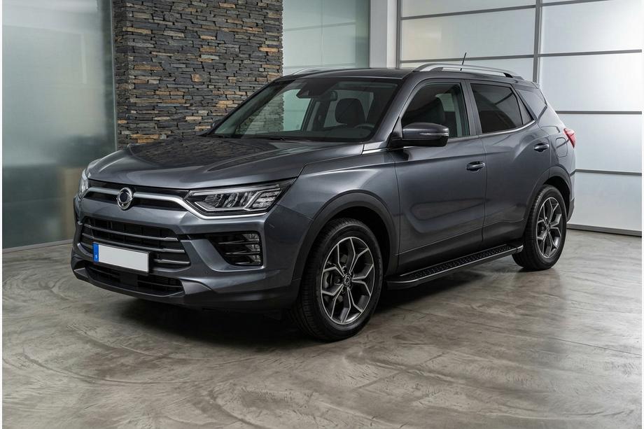 SsangYong Korando 2019– Allmond Black sidetrin (2 stk., aluminium) Image