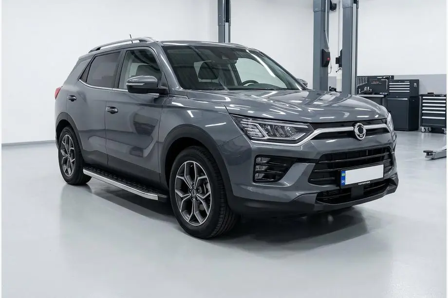 SsangYong Korando 2019– BlackLine sidetrin (2 stk., aluminium) Image