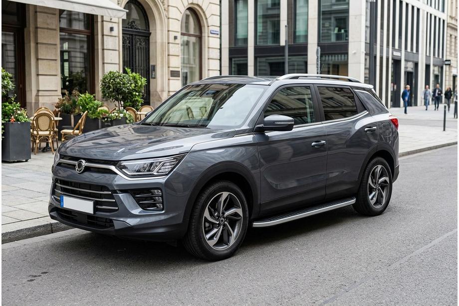 SsangYong Korando 2019– Sidetrin Tayga Grey (2 stk., aluminium) Image