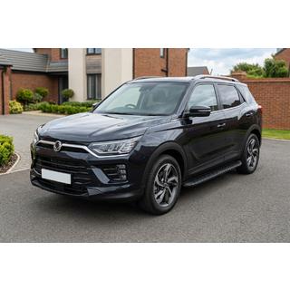 Sidetrin Tayga Black (2 stk., aluminium) foto 1