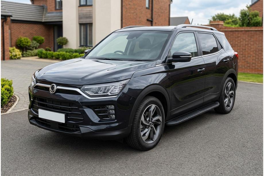 SsangYong Korando 2019– Sidetrin Tayga Black (2 stk., aluminium) Image