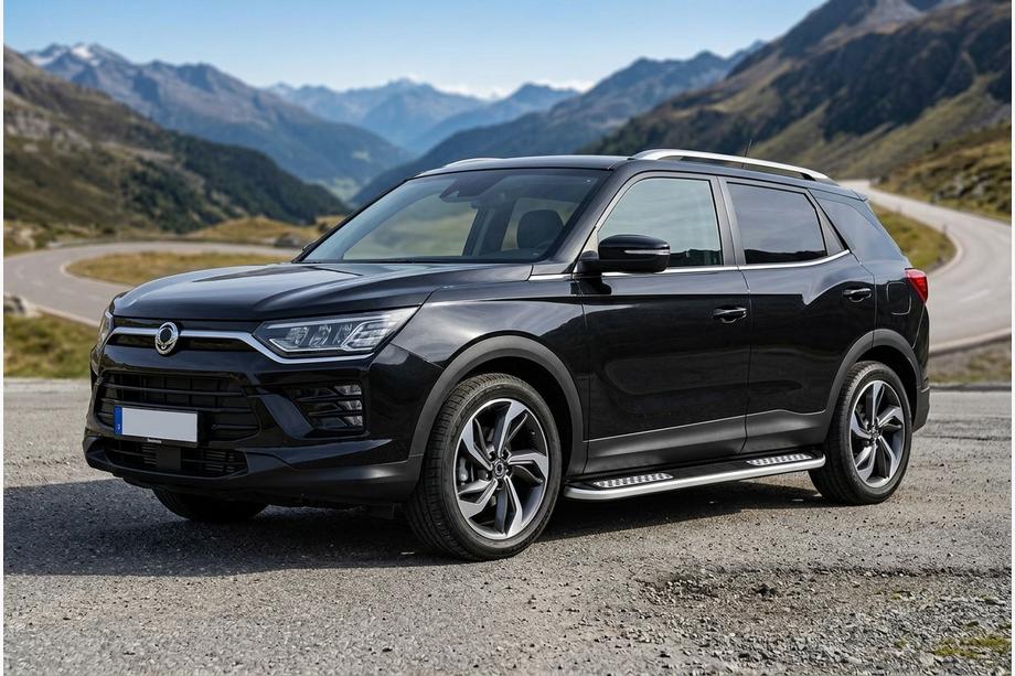 SsangYong Korando 2019– Sidetrin Tayga V2 (2 stk., aluminium) Image