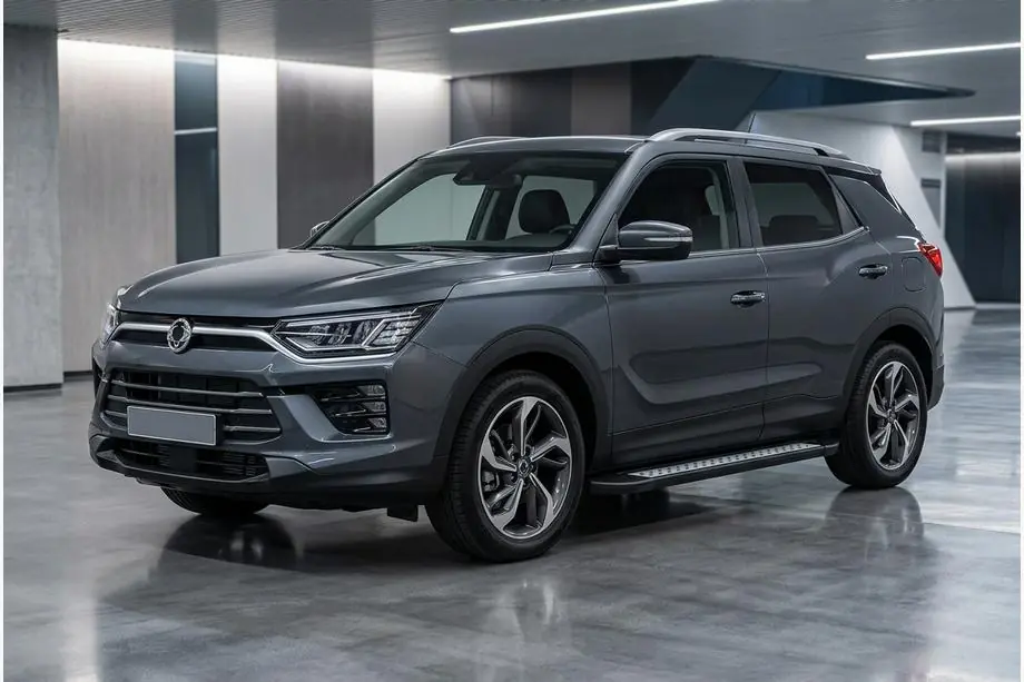 SsangYong Korando 2019– Sidetrin Vision New Black (2 stk., aluminium) Image