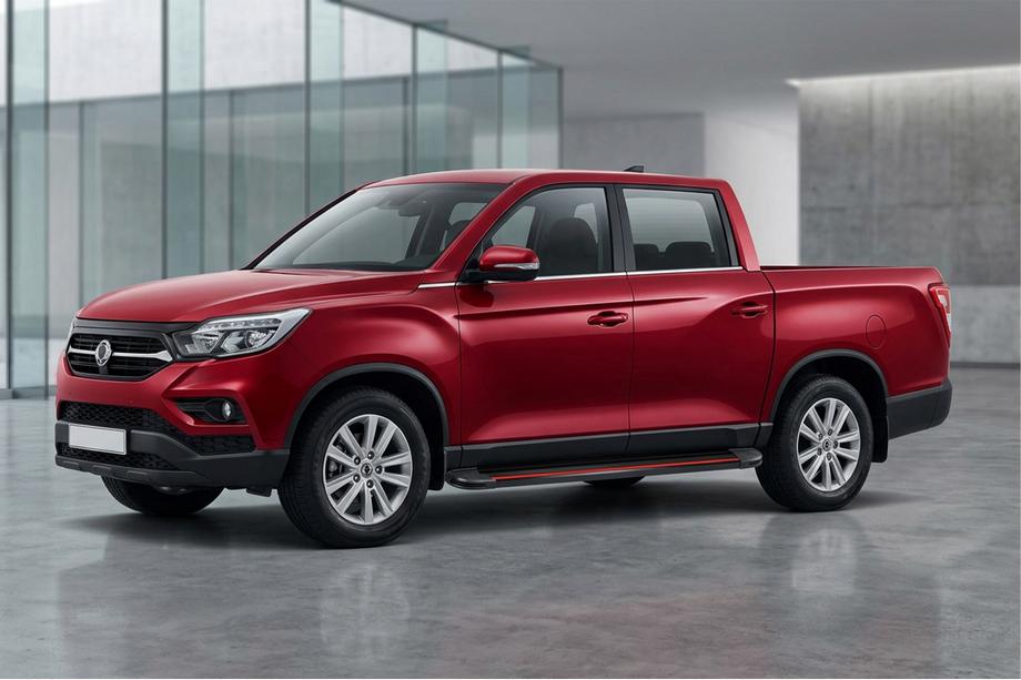 SsangYong Musso II 2018– Sidetrin Maya Red (2 stk., aluminium) Image
