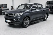 SsangYong Musso II 2018– Allmond Black sidetrin (2 stk., aluminium) foto 1