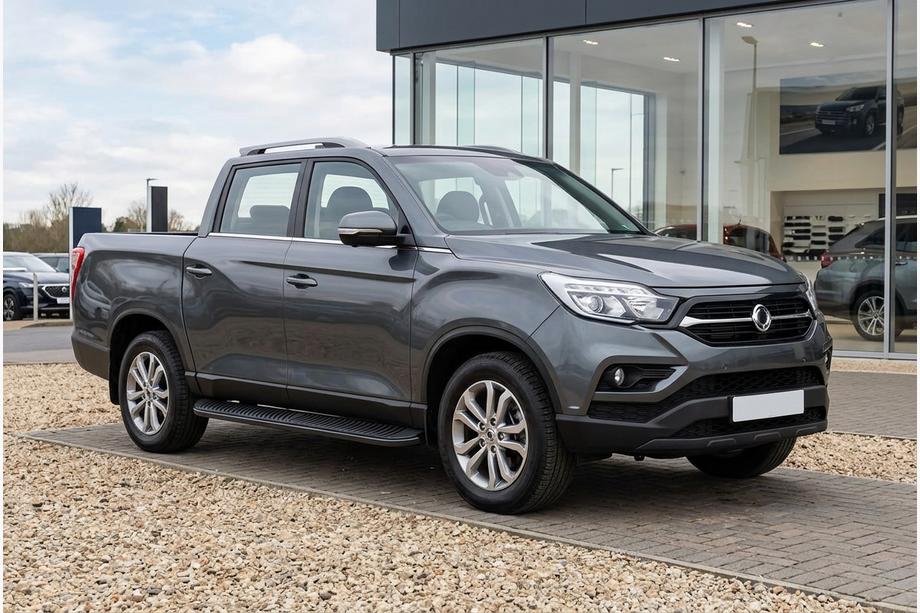 SsangYong Musso ІІ 2018– Sidetrin Tayga Black (2 stk., aluminium) Image