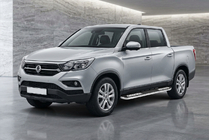 SsangYong Musso II 2018– Sidetrin Tayga V2 (2 stk., aluminium) foto 1