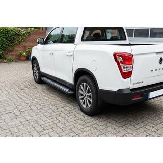 Sidetrin Vision New Black (2 stk., aluminium)