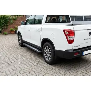 Sidetrin Vision New Black (2 stk., aluminium)