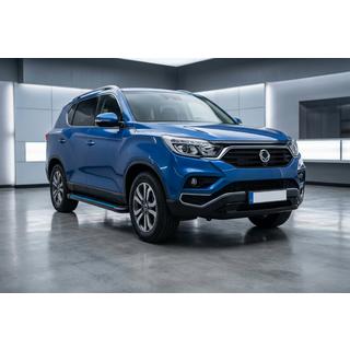 Maya Blue sidetrin (2 stk., aluminium) foto 1