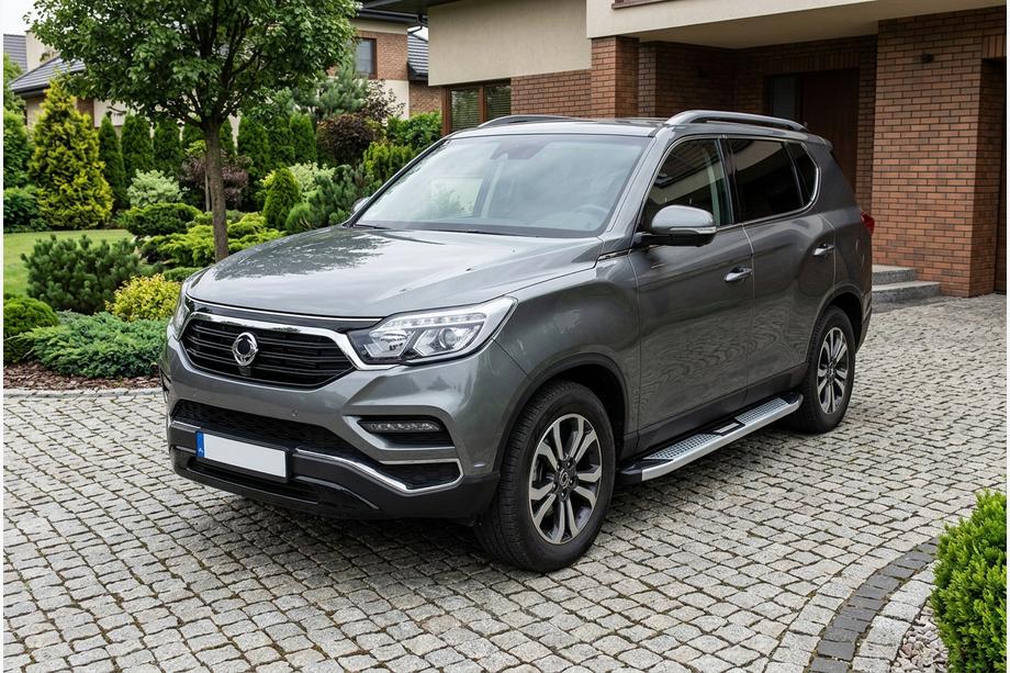SsangYong Rexton II 2017– Mevsim Grey sidetrin (2 stk., aluminium) Image