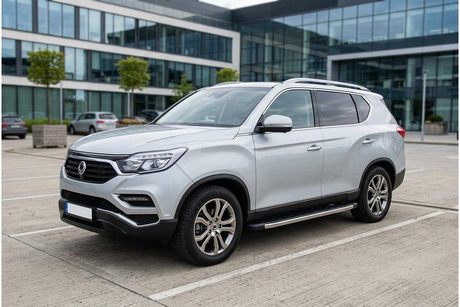 SsangYong Rexton II 2017– BlackLine sidetrin (2 stk., aluminium) Image