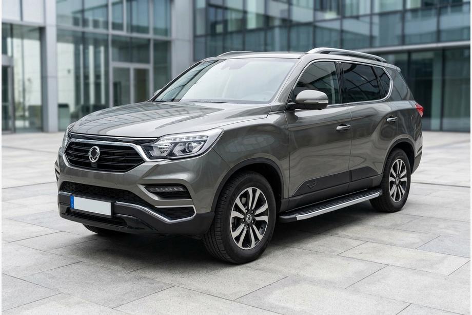 SsangYong Rexton II 2017– Sidetrin Fullmond (2 stk., aluminium) Image