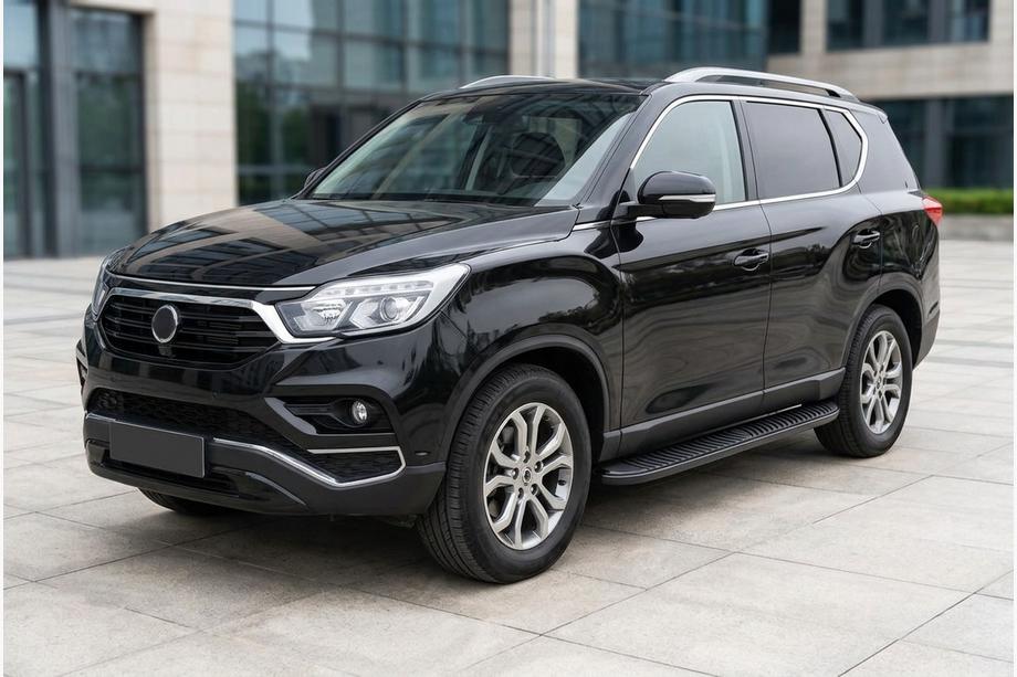 SsangYong Rexton II 2017– Sidetrin Tayga Black (2 stk., aluminium) Image