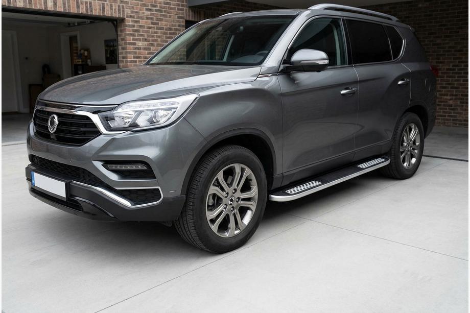 SsangYong Rexton II 2017– Sidetrin Tayga V2 (2 stk., aluminium) Image