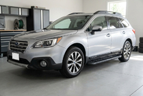 Subaru Outback 2014–2019 Sidetrin Bosphore Black (2 stk., aluminium) foto 1