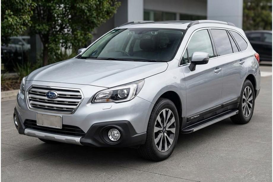 Subaru Outback 2014–2019 Sidetrin Maya V1 (2 stk., aluminium) Image