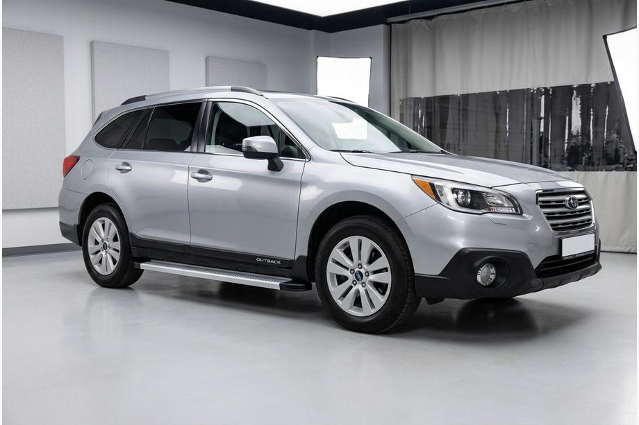 Subaru Outback 2014–2019 Sideskørter Maya V2 (2 stk., aluminium) Image